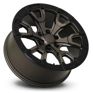 17" FACTORY REPRODUCTIONS WHEELS FR99 FORD RAPTOR SATIN BRONZE W/SATIN BLACK RING FINISH RIMS - Image 3
