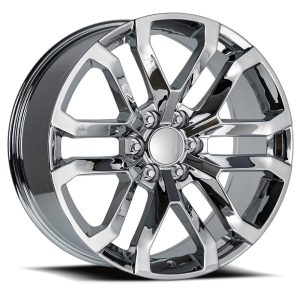 20" FACTORY REPRODUCTIONS WHEELS FR95 DENALI REPLICA CHROME FINISH RIMS