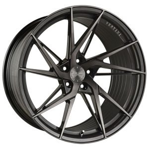 19" VERTINI WHEELS RFS1.9 BRUSHED DUAL GUNMETAL FLOW FORMED FINISH RIMS - Image 2