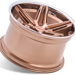 20" FERRADA WHEELS CM1 BRUSHED COBRE CHROME LIP FINISH RIMS - Image 4