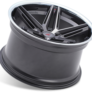 19" FERRADA WHEELS CM1 MATTE GRAPHITE CHROME LIP FINISH RIMS - Image 2