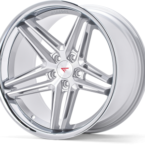 22" FERRADA WHEELS CM1 SILVER MACHINED CHROME LIP FINISH RIMS - Image 3