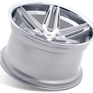 20" FERRADA WHEELS CM1 SILVER MACHINED CHROME LIP FINISH RIMS - Image 3
