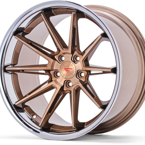 22" FERRADA WHEELS CM2 BRUSHED COBRE CHROME LIP FINISH RIMS - Image 2