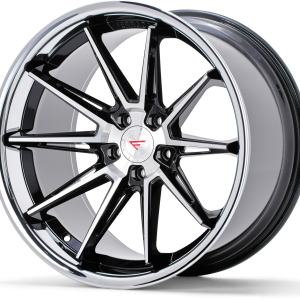 19" FERRADA WHEELS CM2 BLACK MACHINED CHROME LIP FINISH RIMS - Image 3