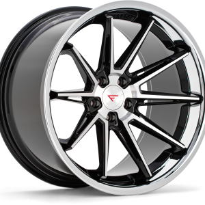 20" FERRADA WHEELS CM2 MACHINED BLACK CHROME LIP FINISH RIMS