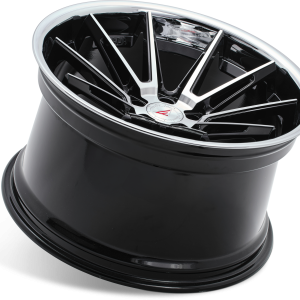 19" FERRADA WHEELS CM2 BLACK MACHINED CHROME LIP FINISH RIMS - Image 2