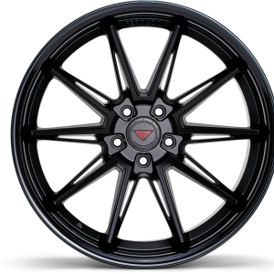 19" FERRADA WHEELS CM2 MATTE BLACK GLOSS BLACK LIP FINISH RIMS - Image 2