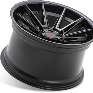 22" FERRADA WHEELS CM2 MATTE BLACK GLOSS BLACK LIP FINISH RIMS - Image 4
