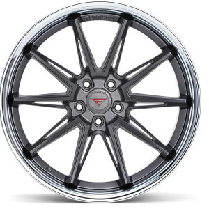 19" FERRADA WHEELS CM2 MATTE GRAPHITE CHROME LIP FINISH RIMS - Image 4