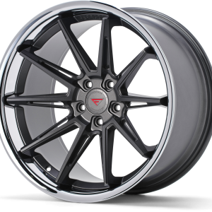 22" FERRADA WHEELS CM2 MATTE GRAPHITE CHROME LIP FINISH RIMS - Image 2