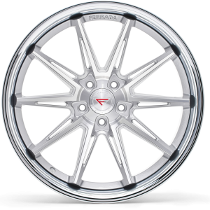 19" FERRADA WHEELS CM2 SILVER MACHINED CHROME LIP FINISH RIMS - Image 4