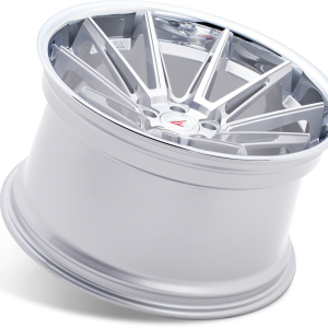 22" FERRADA WHEELS CM2 SILVER MACHINED CHROME LIP FINISH RIMS - Image 4