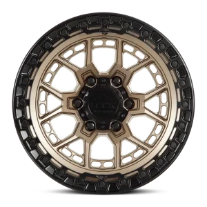 20" LOCK OFF-ROAD WHEELS COMMANDO MATTE BRONZE MATTE BLACK RING FINISH RIMS - Image 2