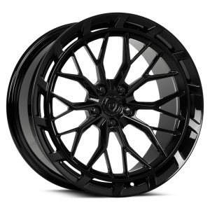 20" DOLCE PERFORMANCE WHEELS MAGARI GLOSS BLACK RIMS - Image 3