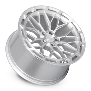 20" DOLCE PERFORMANCE WHEELS ARIA GLOSS SILVER WITH MACHINED FACE RIMS - Image 2