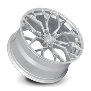 19" DOLCE PERFORMANCE WHEELS ARIA GLOSS SILVER WITH MACHINED FACE RIMS - Image 2