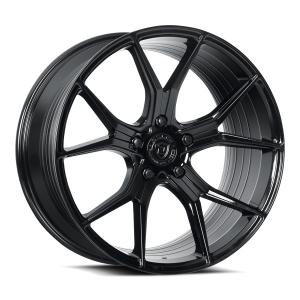 18" DOLCE PERFORMANCE WHEELS ELEMENT GLOSS BLACK FINISH RIMS - Image 3