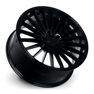 20" DOLCE PERFORMANCE WHEELS GHOST GLOSS BLACK RIMS - Image 2