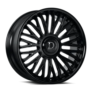 24" DOLCE LUXURY LUSSO GLOSS BLACK LIP FINISH RIMS