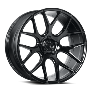 18" DOLCE PERFORMANCE WHEELS MONZA GLOSS BLACK FINISH RIMS - Image 2