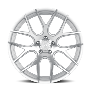 20" DOLCE PERFORMANCE WHEELS MONZA GLOSS SILVER WITH MACHINED FACE RIMS