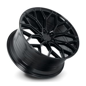 20" DOLCE PERFORMANCE WHEELS PISTA GLOSS BLACK RIMS - Image 2