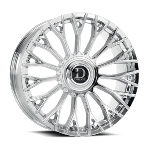 22" DOLCE LUXURY WHEELS ROMA CHROME FINISH RIMS
