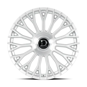 24" DOLCE LUXURY ROMA BRUSHED SILVER FINISH RIMS - Image 2
