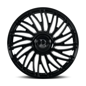 24" DOLCE LUXURY SESTO GLOSS BLACK FINISH RIMS - Image 2