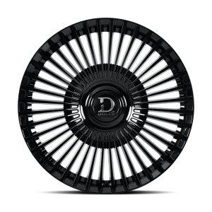 20" DOLCE LUXURY WHEELS TRENTO GLOSS BLACK FINISH RIMS - Image 2