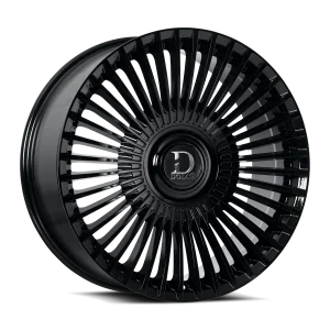 20" DOLCE LUXURY WHEELS TRENTO GLOSS BLACK FINISH RIMS