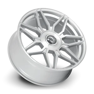 22" DOLCE LUXURY WHEELS VERONA GLOSS SILVER BRUSHED FINISH RIMS - Image 3