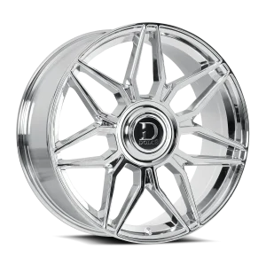 22" DOLCE LUXURY WHEELS VERONA CHROME FINISH RIMS