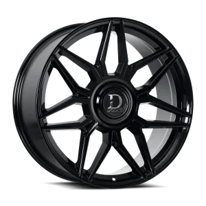 24" DOLCE LUXURY VERONA GLOSS BLACK FINISH RIMS