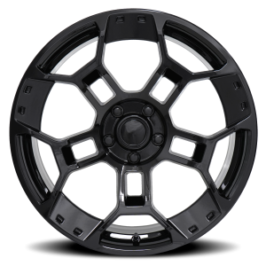 19" FACTORY REPRODUCTIONS WHEELS FR 701F MUSTANG GT-D GLOSS BLACK FINISH RIMS - Image 2