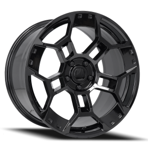 19" FACTORY REPRODUCTIONS WHEELS FR 701F MUSTANG GT-D GLOSS BLACK FINISH RIMS