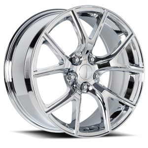20" FACTORY REPRODUCTIONS WHEELS FR 75 JEEP TRACKHAWK CHROME REPLICA FINISH RIMS