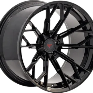 20" FERRADA WHEELS F8-FR11 OBSIDIAN BLACK FLOW FORMED FINISH RIMS