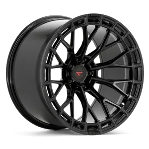 20" FERRADA WHEELS F8-FR12 OBSIDIAN BLACK FLOW FORMED FINISH RIMS