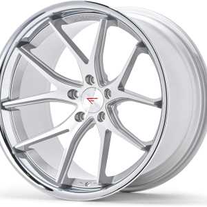 22" FERRADA WHEELS FR2 SILVER MACHINED CHROME LIP FINISH RIMS - Image 4