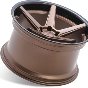 20" FERRADA WHEELS FR3 MATTE BRONZE GLOSS BLACK LIP FINISH RIMS - Image 2