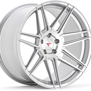 20" FERRADA WHEELS F8-FR6 SILVER MACHINED FLOW FORMED FINISH RIMS