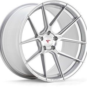 20" FERRADA WHEELS F8-FR8 SILVER MACHINED FLOW FORMED FINISH RIMS