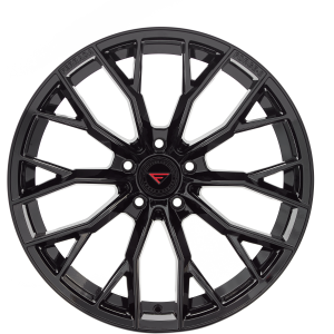 22" FERRADA WHEELS F8-FR9 OBSIDIAN BLACK FINISH FLOW FORMED RIMS - Image 2