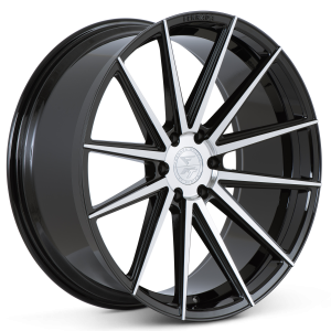 22" FERRADA WHEELS FT4 MACHINED BLACK FINISH RIMS