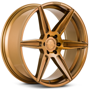 22" FERRADA WHEELS FT2 BRUSHED COBRE FINISH RIMS