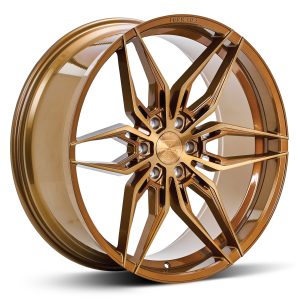 22" FERRADA WHEELS FT5 BRUSHED COBRE FINISH RIMS