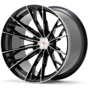 20" FERRADA WHEELS FTR11 MACHINED BLACK FINISH FLOW FORMED RIMS - Image 2