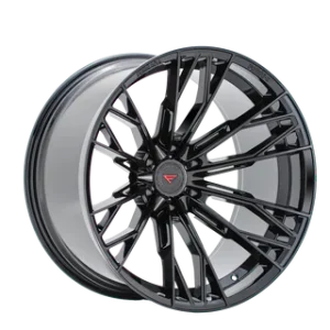 20" FERRADA WHEELS FTR11 OBSIDIAN BLACK FLOW FORMED FINISH RIMS